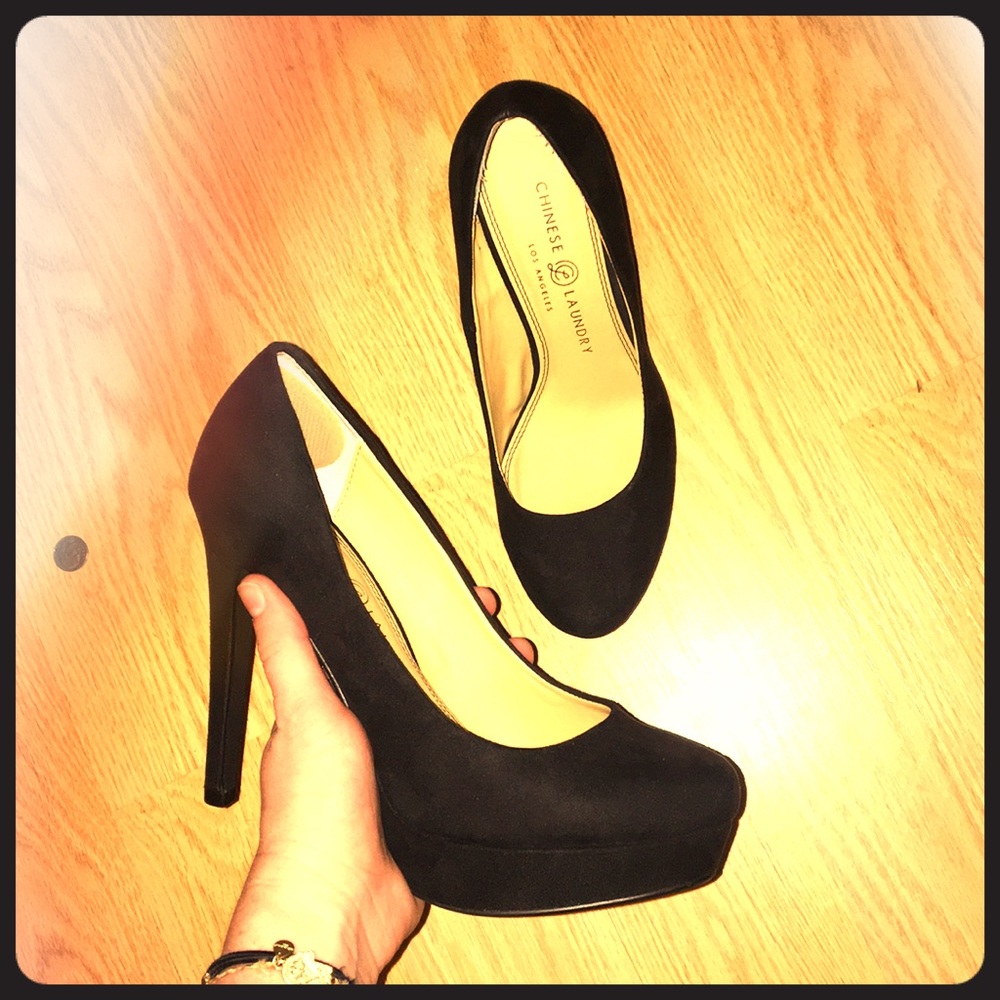 Chinese Laundry platform Heels